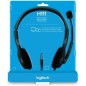 Logitech Stereo H111 Kablet Høretelefoner Sort